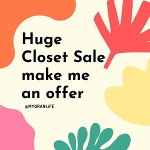 HUGE CLOSET SALE - NEW ITEMS LISTED **9.14.20**